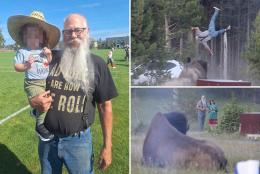 Grandfather ID’d as Yellowstone visitor flung into the air by bison as extent of his injuries revealed