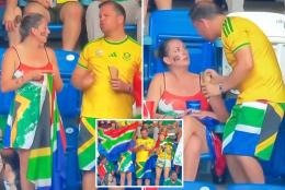 Couple’s viral World Cup moment leaves internet demanding woman ‘file for divorce’