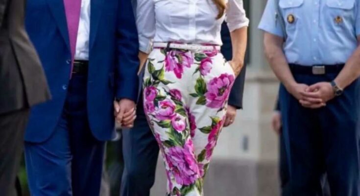 May be an image of text that says 'Melania's new look causes big reaction "is that Bruce Jenner?"'
