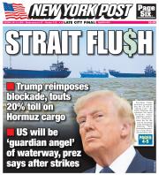 July 14, 2026 New York Post Front Cover